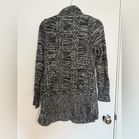 Woman’s Black and Gray Cardigan - Picture 3 of 3